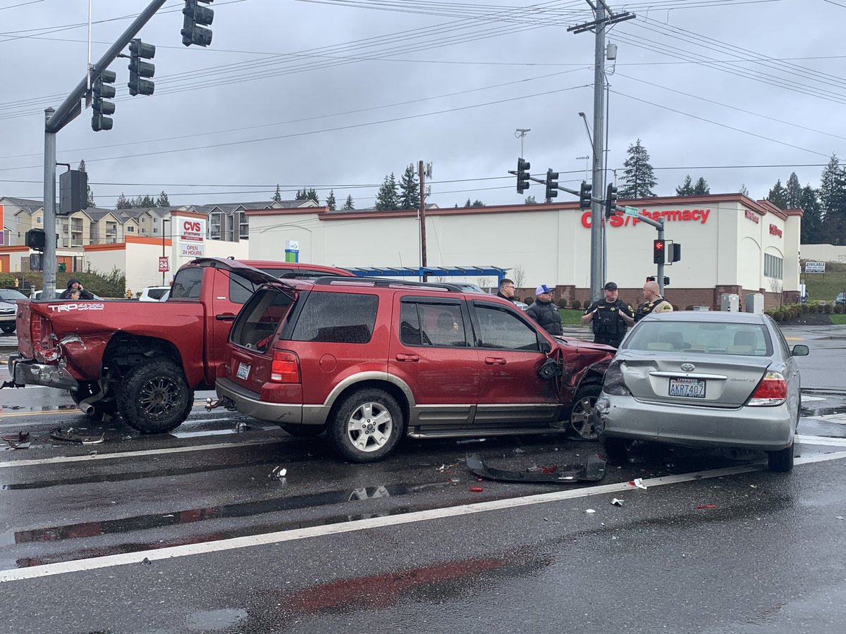 Everett: Aftermath of a vehicle pursuit involving a carjacking earlier ...