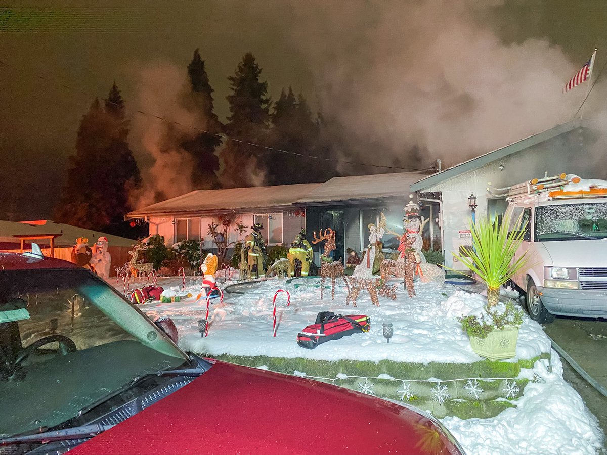 Crews are on scene of a house fire at the 7400 block of 25th Street W in University Place. Fortunately, there were no injuries and the cause is under investigation by the Pierce County Fire Marshal's office