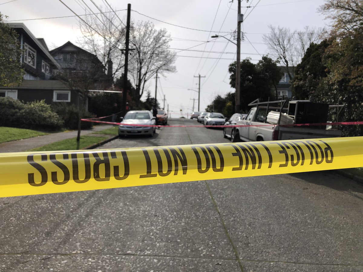 .@SeattlePD is investigating a shooting in south Seattle near 42nd & Angeline St. @SeattleFire says a man in his 20s &amp; a woman in her 30s were taken to a hospital, both in critical condition. Police confirm the man died from gunshot wounds. A neighbor says he heard several shots