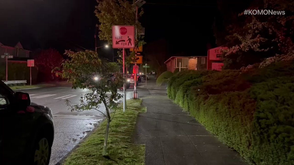 @SeattlePD and @SeattleFire on the scene of a shooting near Ballard High School in Seattle