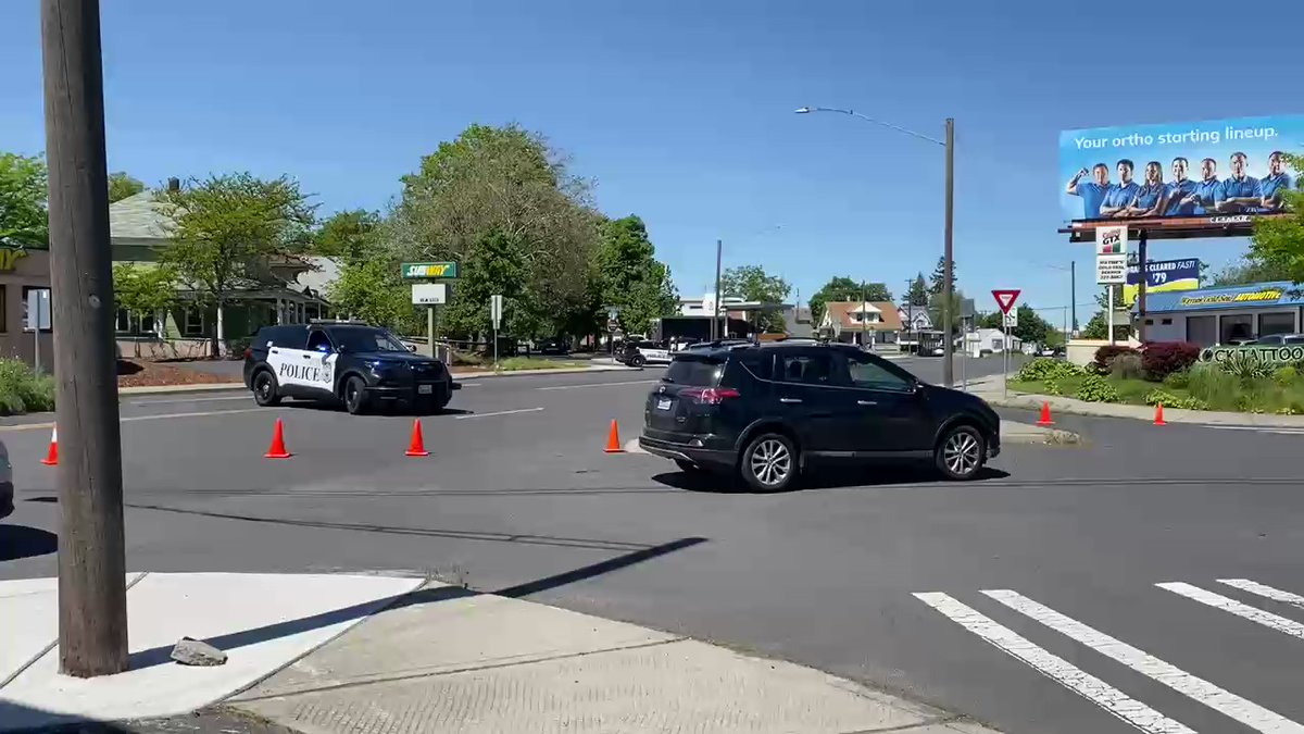 SPD activity outside the same home that's been the site of multiple previous shootings. It appears SWAT is on scene and police have some of NW Boulevard blocked off