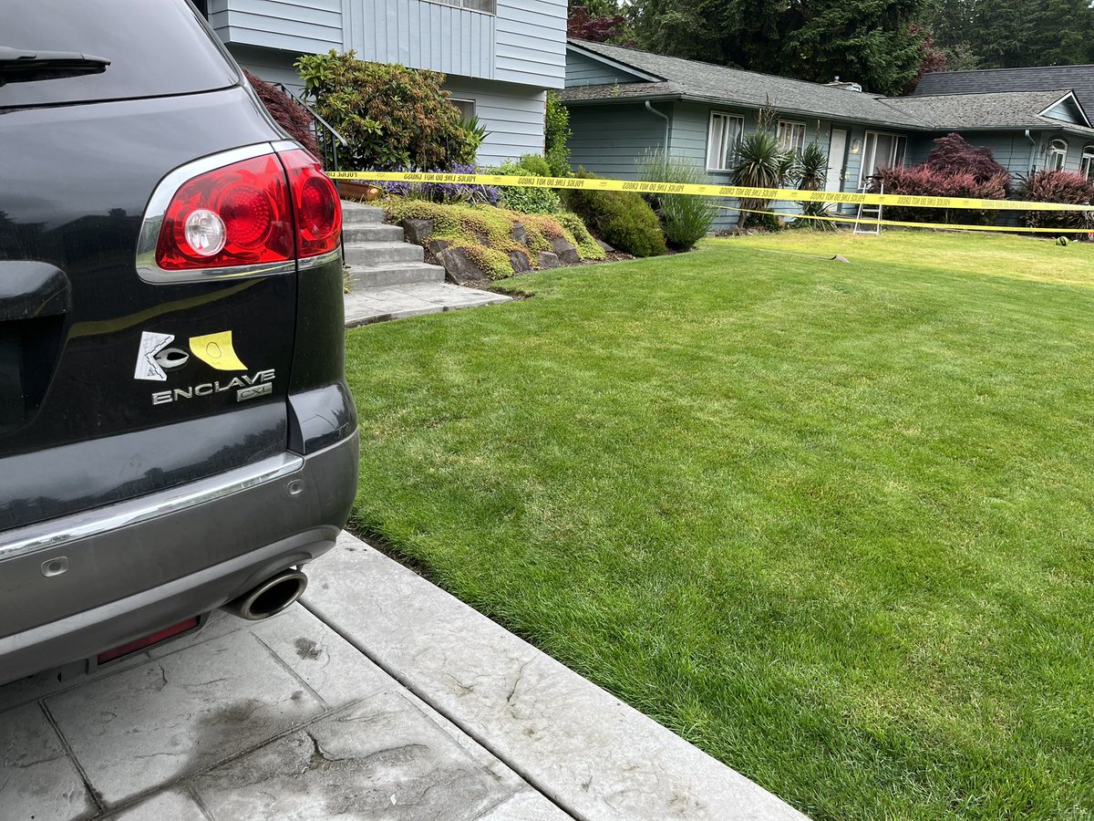 Kirkland Police investigating a triple shooting at this home on NE 150th Pl where three minors were shot - ages 5, 13 & 17. We're told all three are stable