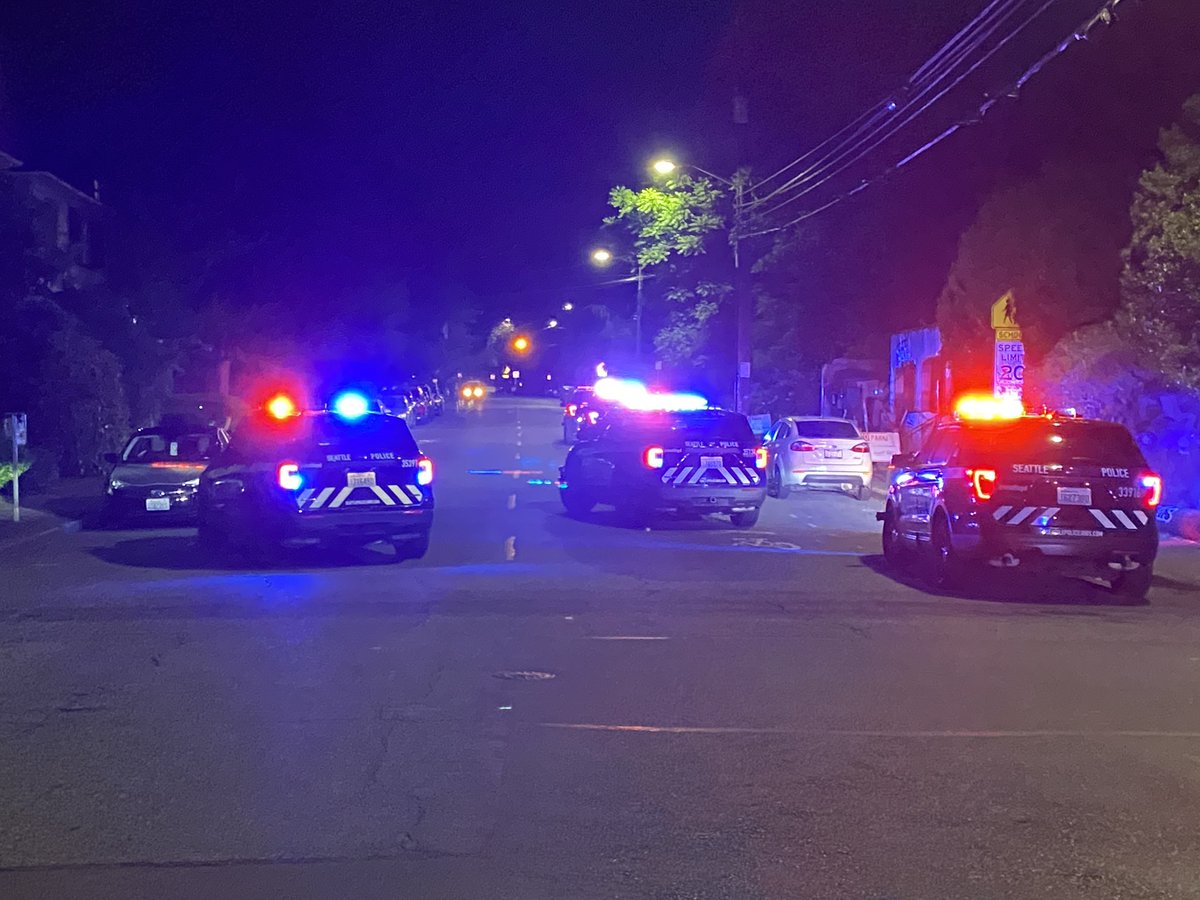 Last night a shooting had a large police presence. The shooter was taken into custody. It happened on 12th Ave. E. in Capitol Hill