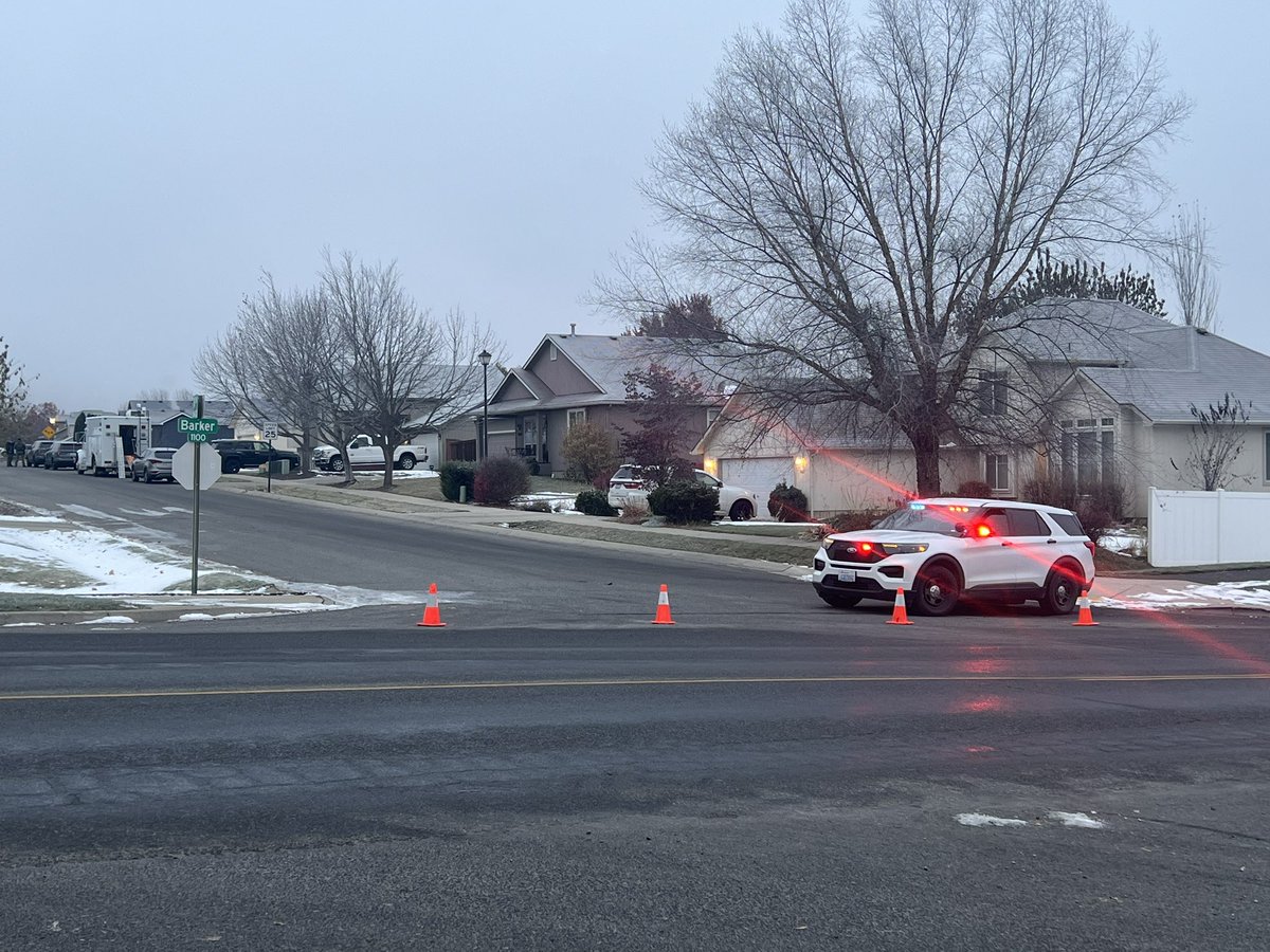 Spokane County Sheriff's office who tells this started at about 11 last night. They responded to calls that a man was shooting outside & at neighbors homes. The suspect is currently armed and barricades inside a home and will not speak to law enforcement