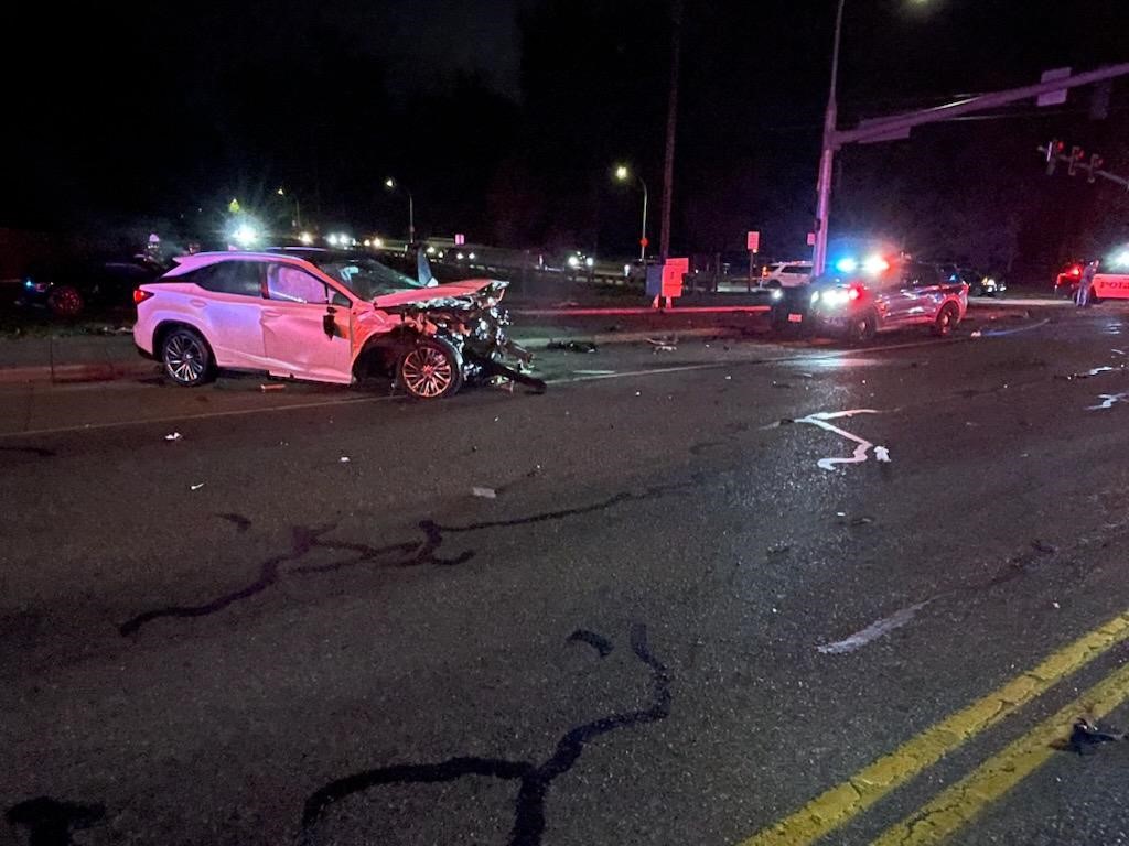WSP with a fatality collision on Maple Valley Highway at 154th Pl SE. Troopers say they attempted to pull the suspect over, he fled at a high rate of speed, colliding with an SUV. The suspect is deceased, the SUV driver was critically injured. Expect delays