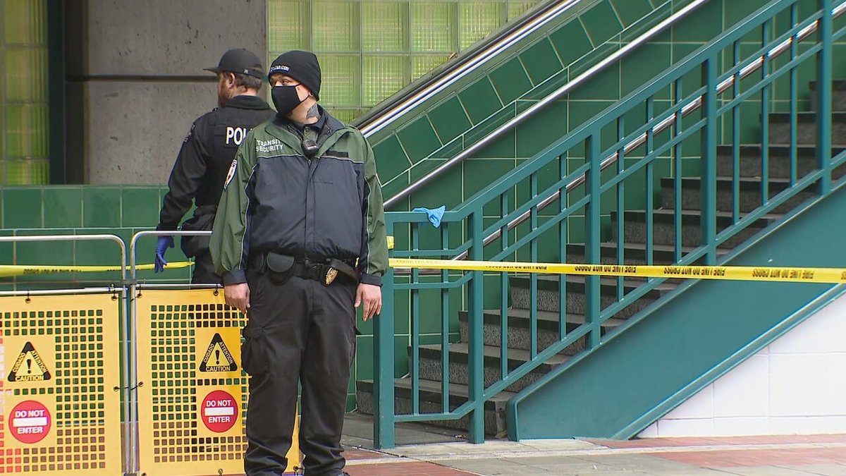 A 36-year-old man was stabbed multiple times on the train platform at the Chinatown-International District @SoundTransit station during the morning commute
