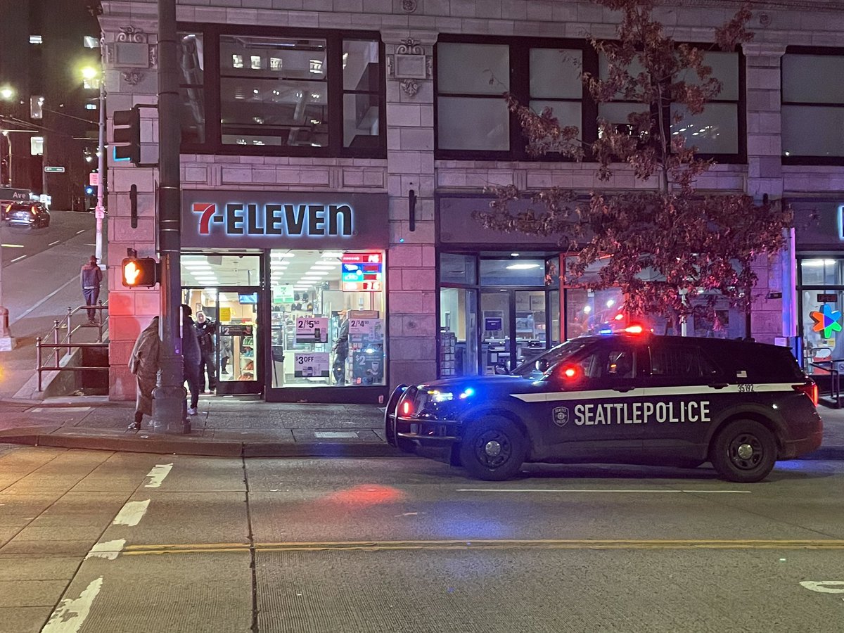 Stabbing reported at the 7-11 on Third Ave and Marion Street. A witness told an employee was stabbed, but was alert and talking