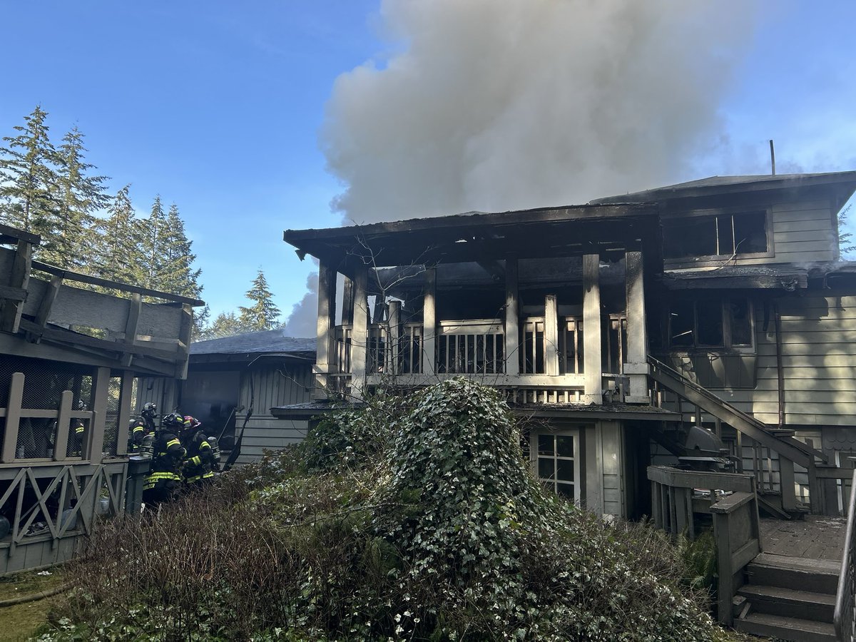 Crews are on-scene of a two-story house fire in the 5600 block of 250th St Ct E in Graham. The occupant was able to safely escape the home. Please use caution in the area as crews work to extinguish the fire. 