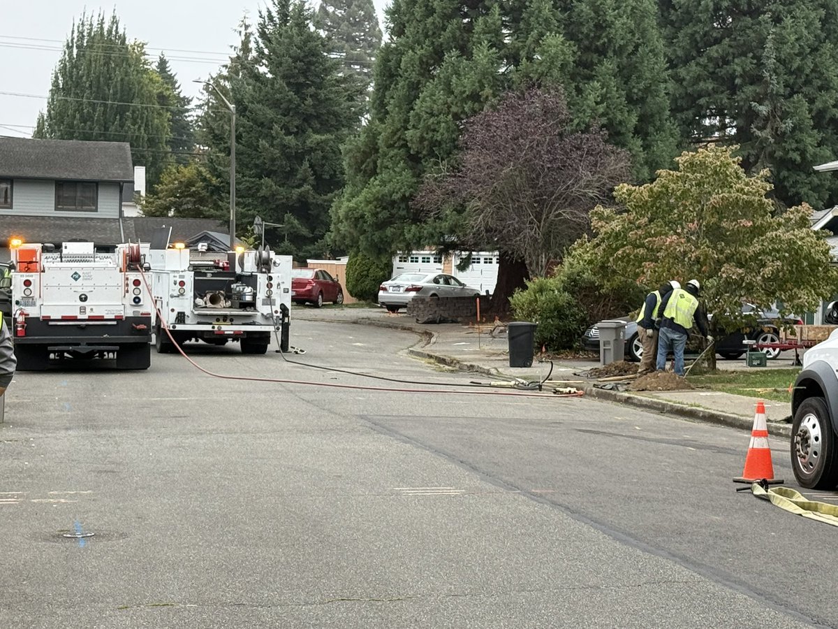 Puget Sound Fire is on location of a natural gas leak in the 23900 block of 92nd Place South. PSE is currently working to stop the leak