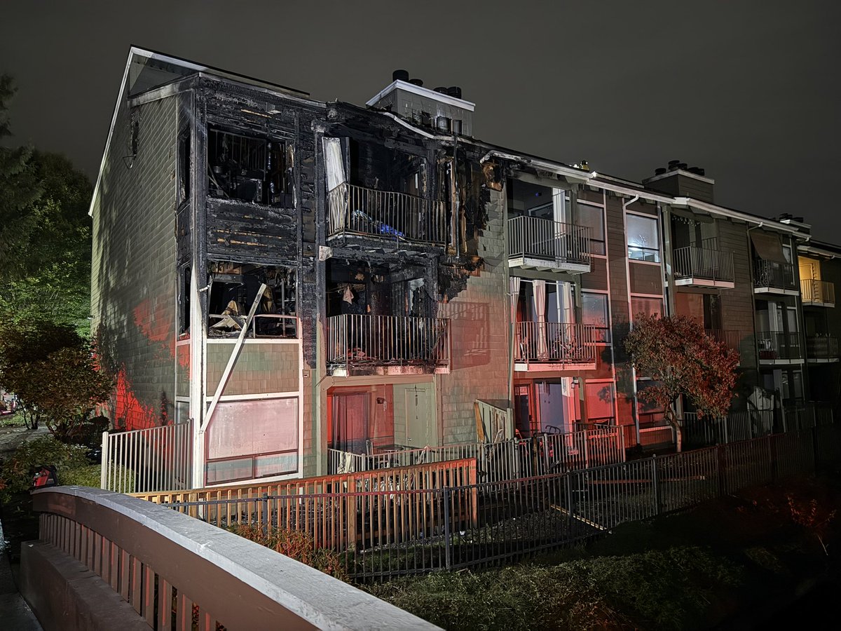 Firefighters extinguished the fire in approximately 90 minutes and are continuing to extinguish hotspots. The cause of the fire is under investigation