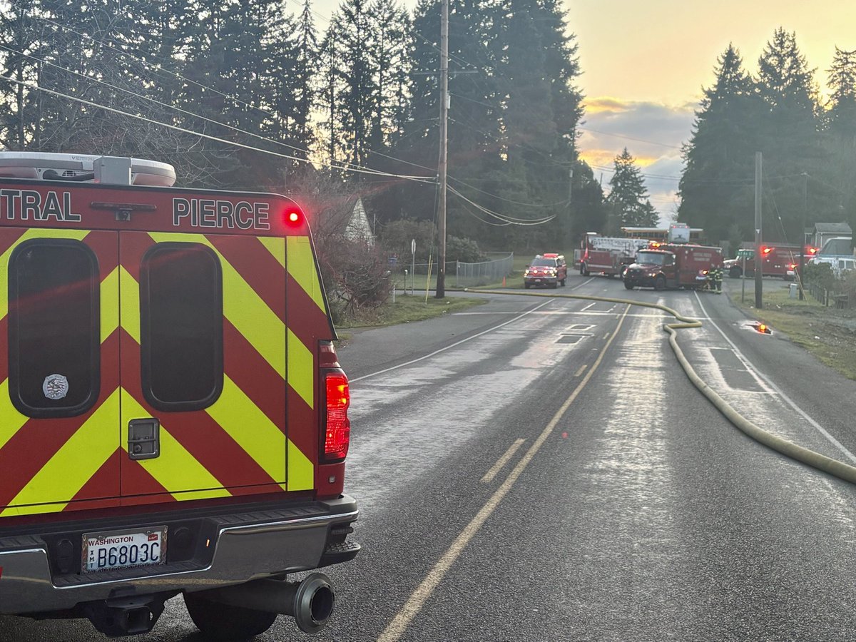 Crews are on-scene of a house fire in the 10300 block of 67th Ave E in Puyallup. Upon arrival, crews saw smoke coming from the roof, and confirmed a working fire inside the home. No injuries reported.