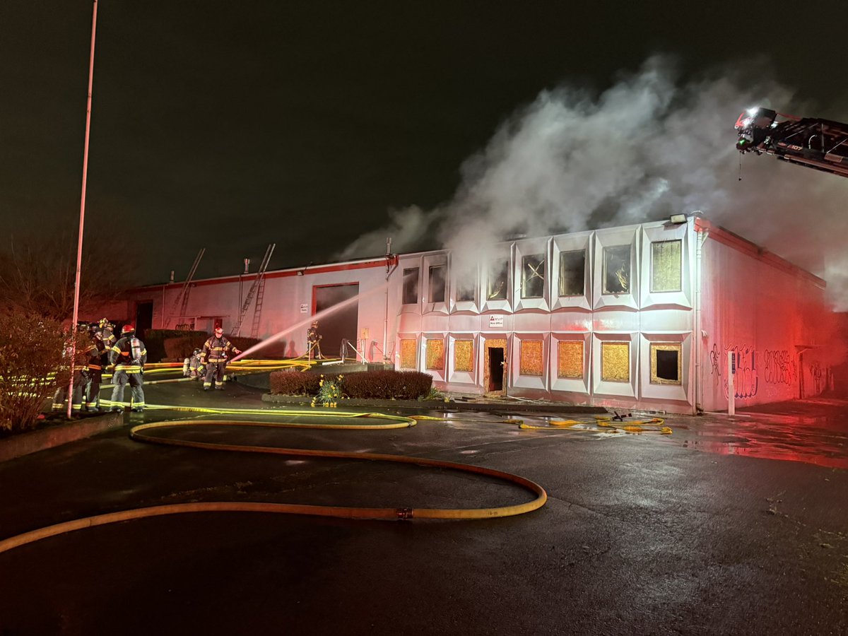 Puget Sound Fire is on location of a 2-alarm commercial fire in the 8000 block of South 266 Street