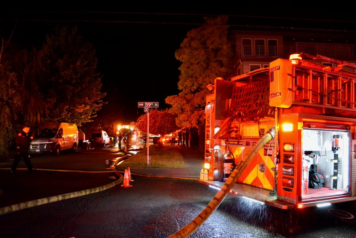3000 block of NW 59th St : Cause ruled as accidental. The fire was likely caused by a container of hot embers igniting a pile of wood that spread to the exterior then to the interior of the residence. Estimated loss is $500,000.