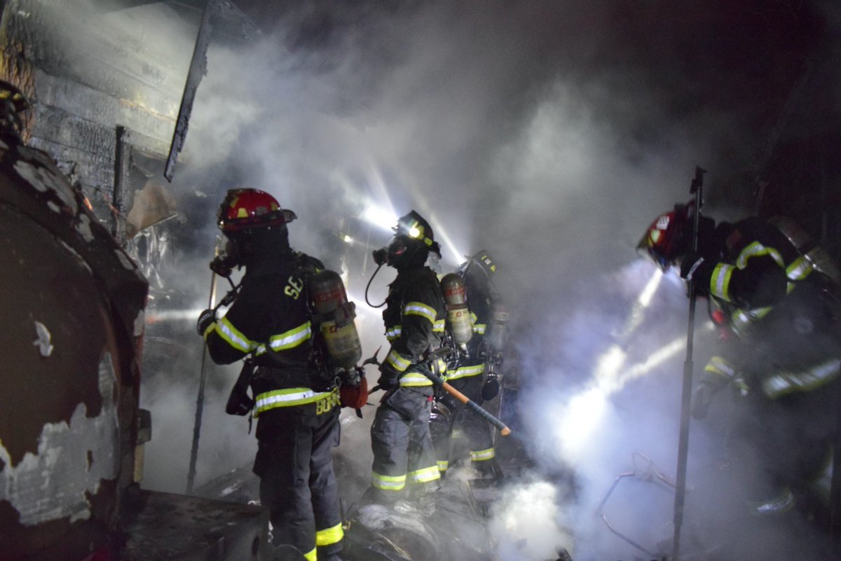 3000 block of NW 59th St : Cause ruled as accidental. The fire was likely caused by a container of hot embers igniting a pile of wood that spread to the exterior then to the interior of the residence. Estimated loss is $500,000. 