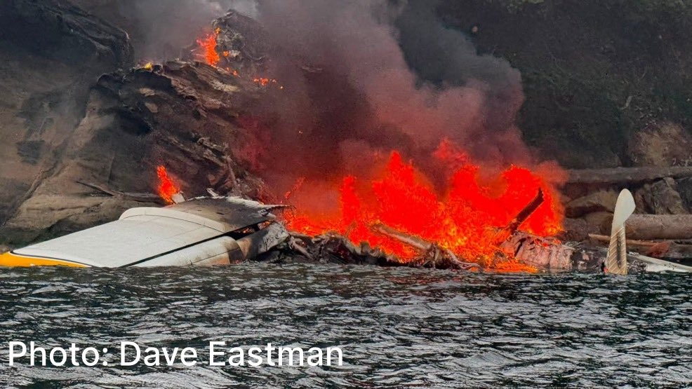 Kenmore Air plane carrying 11 people onboard crashes near Sucia Islands in San Juan County, Washington; no word on casualties